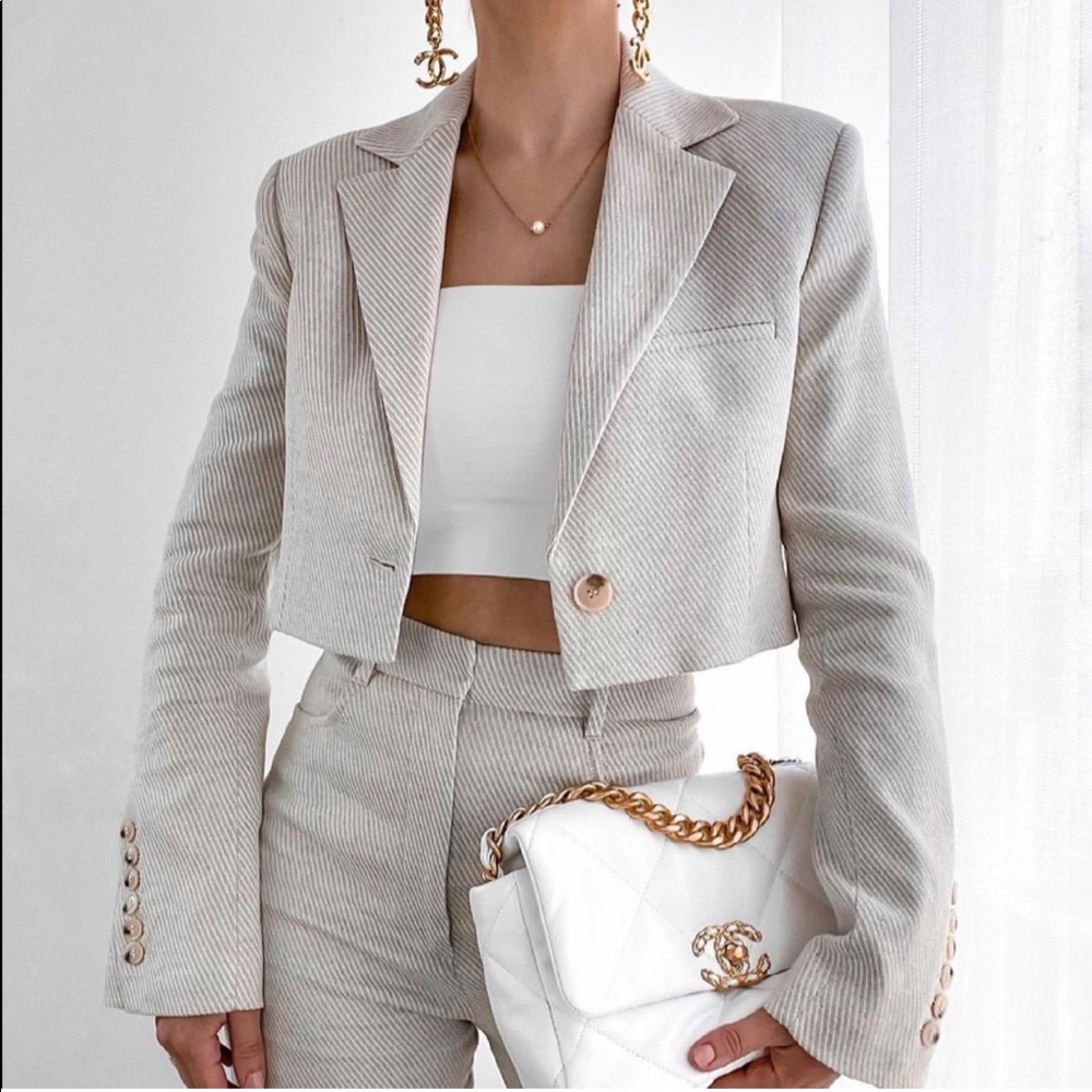 NWT ZARA SET BLAZER AND PANTS BLOGGER’S FAV